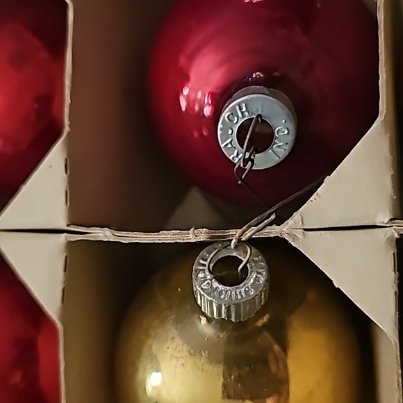 CHRISTMAS Bulbs Ornaments Glass Lot 12 - Picture 7 of 9